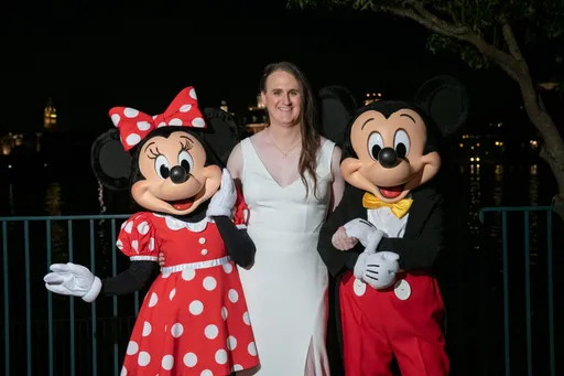 Alexis, Mickey, and Minnie